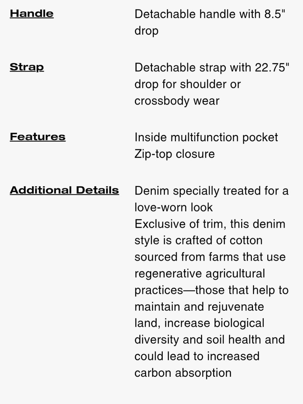Coach Loved Denim Teri - Picture 10 of 10